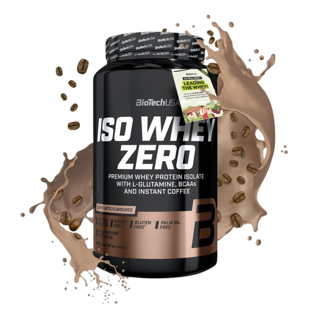 BiotechUSA Iso Whey Zero Laktosreducerat Vassleproteinisolat 908 g