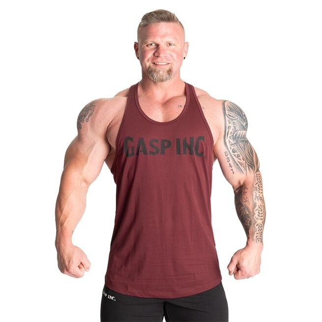 Gasp Essential T-back Maroon