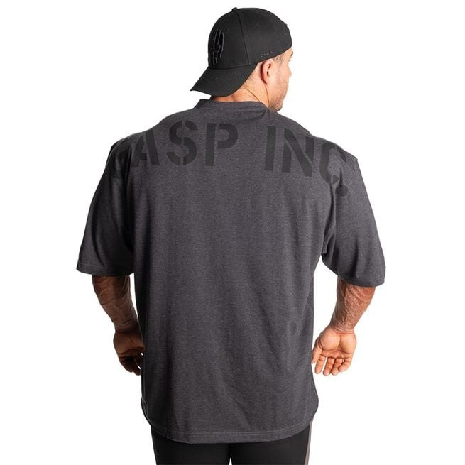 Gasp Division Iron Tee Dark Grey Melange