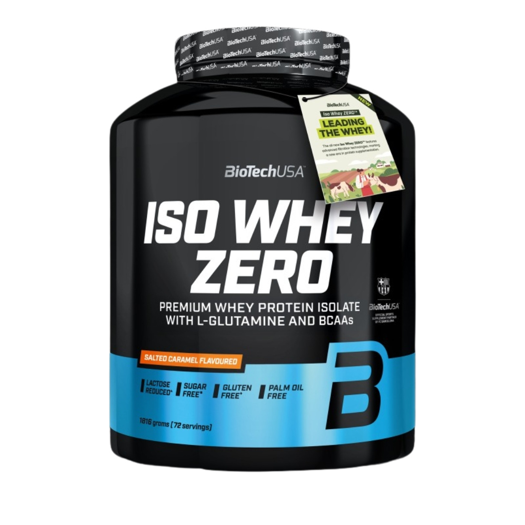 BiotechUSA Iso Whey Zero Laktosreducerat Vassleproteinisolat 1816g