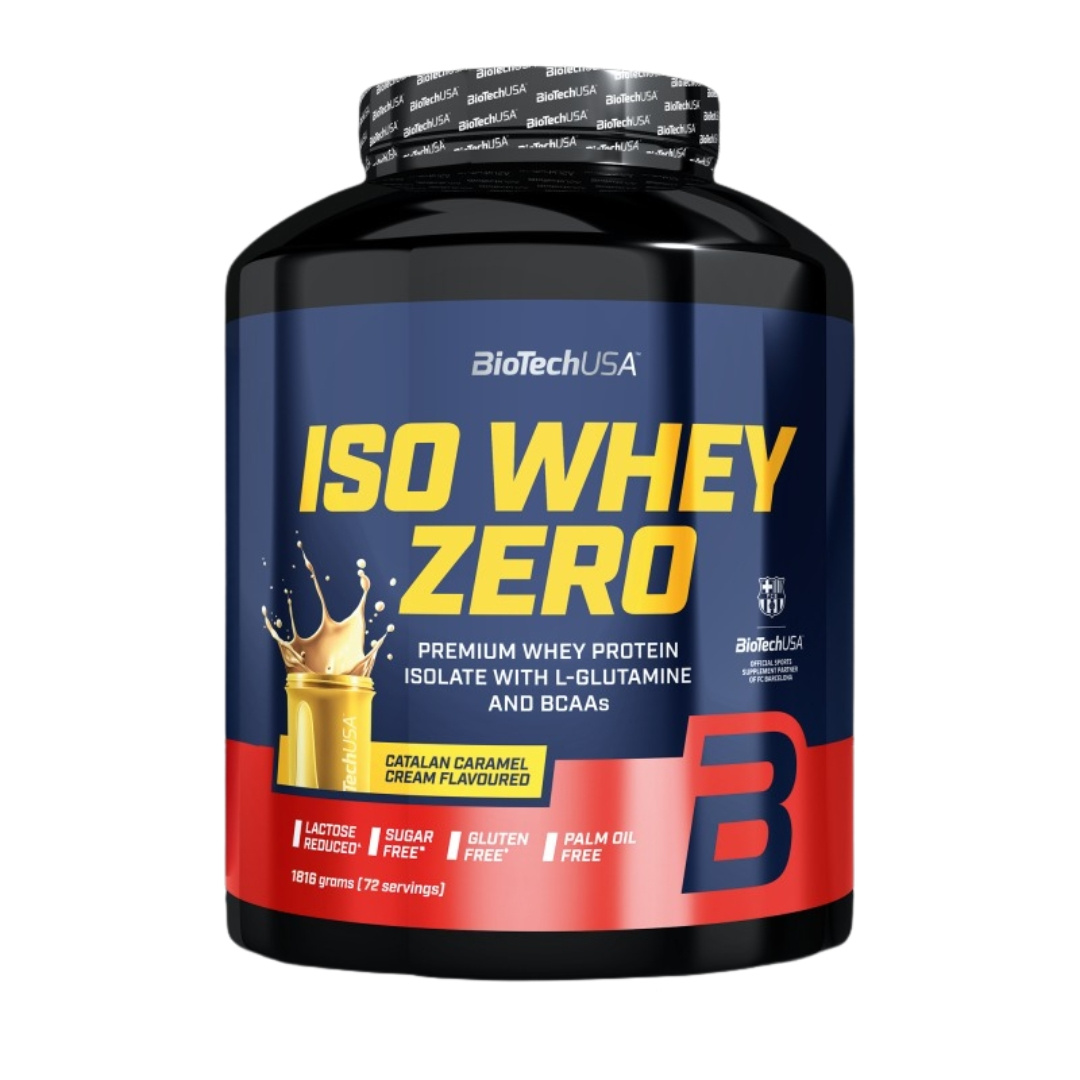 BiotechUSA Iso Whey Zero Laktosreducerat Vassleproteinisolat 1816g