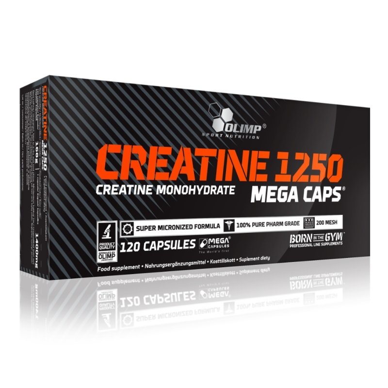 Olimp Creatine 1250 Kreatin Monohydrat 120 Mega Kapslar