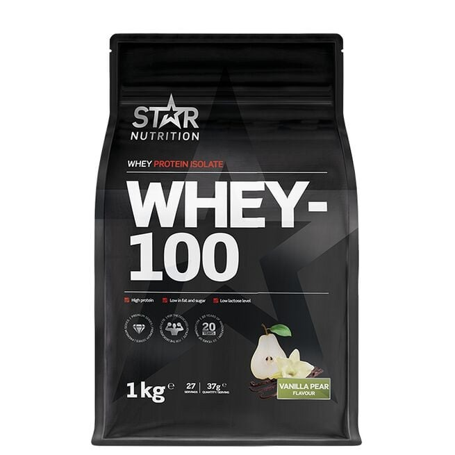 Whey-100 Vassleprotein, 1kg