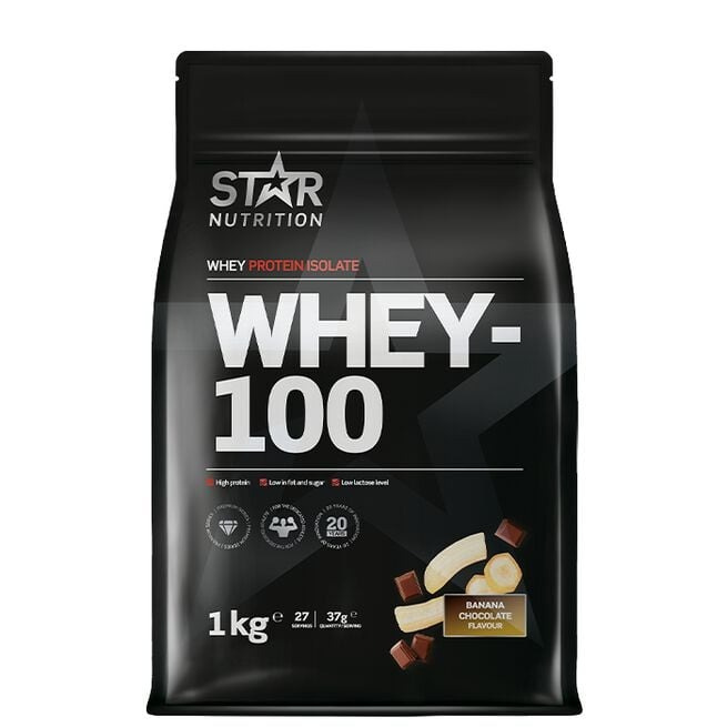 Whey-100 Vassleprotein, 1kg