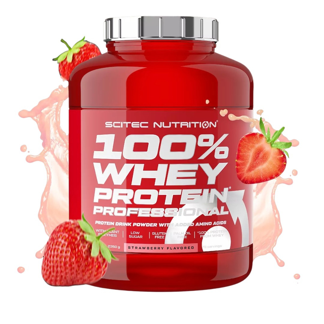 Scitec Nutrition 100% Whey Protein Vassleprotein Professional 2350 g