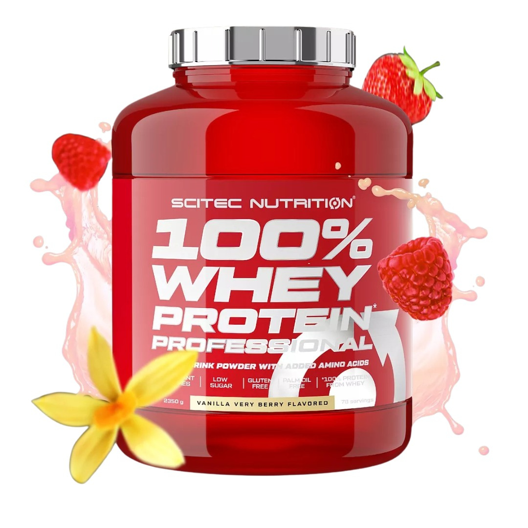 Scitec Nutrition 100% Whey Protein Vassleprotein Professional 2350 g