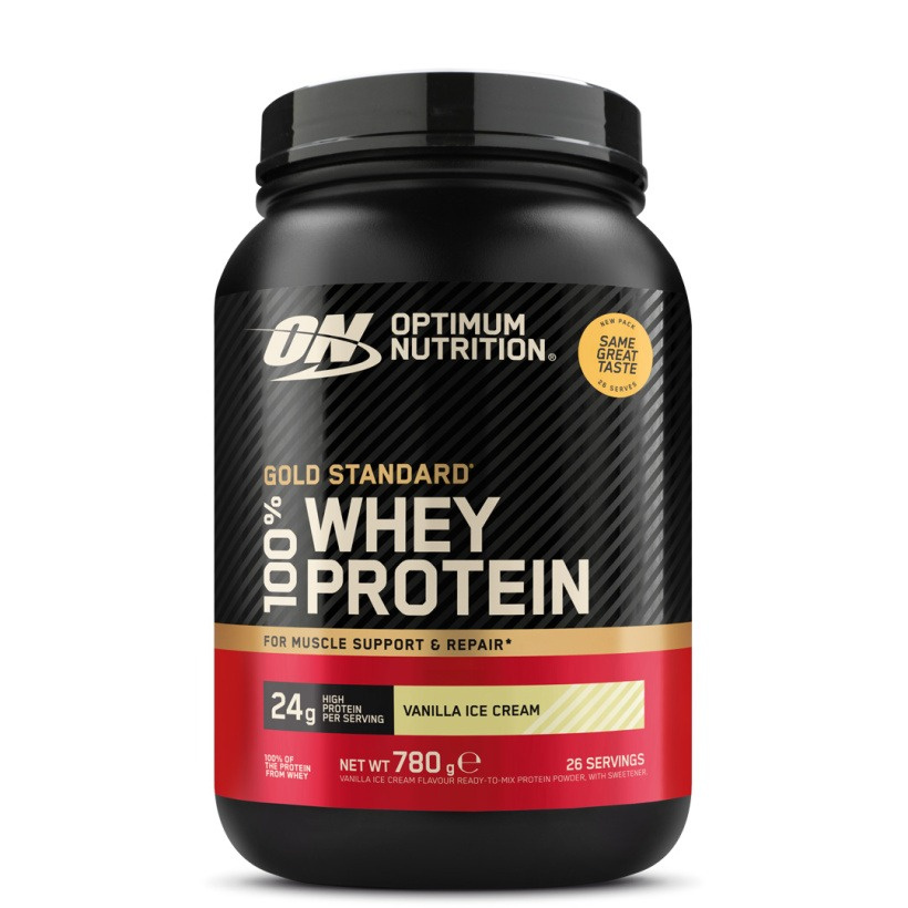 100% Whey Gold Standard Vassleprotein 780 g
