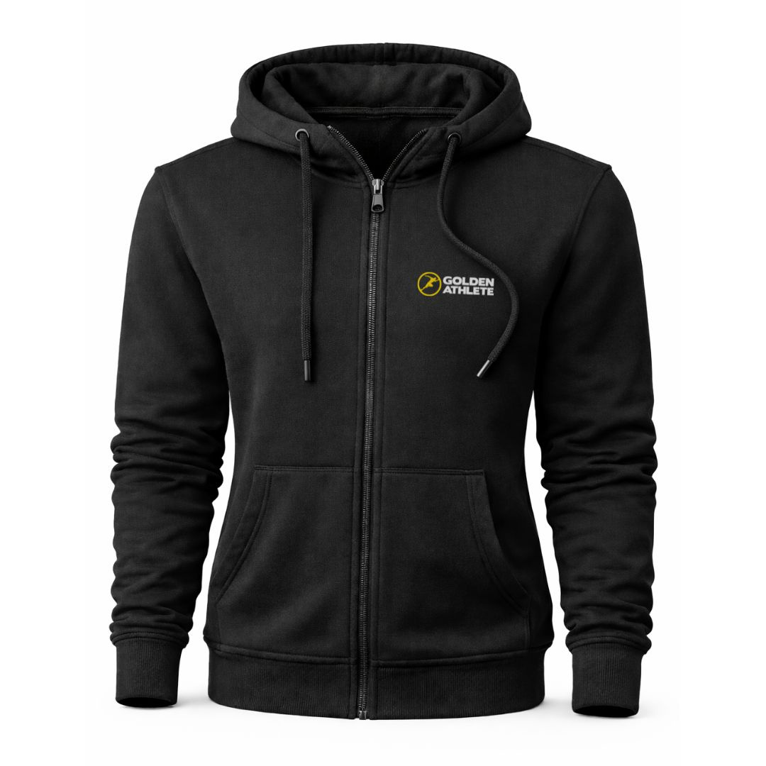 Golden Athlete Hoodie, Black