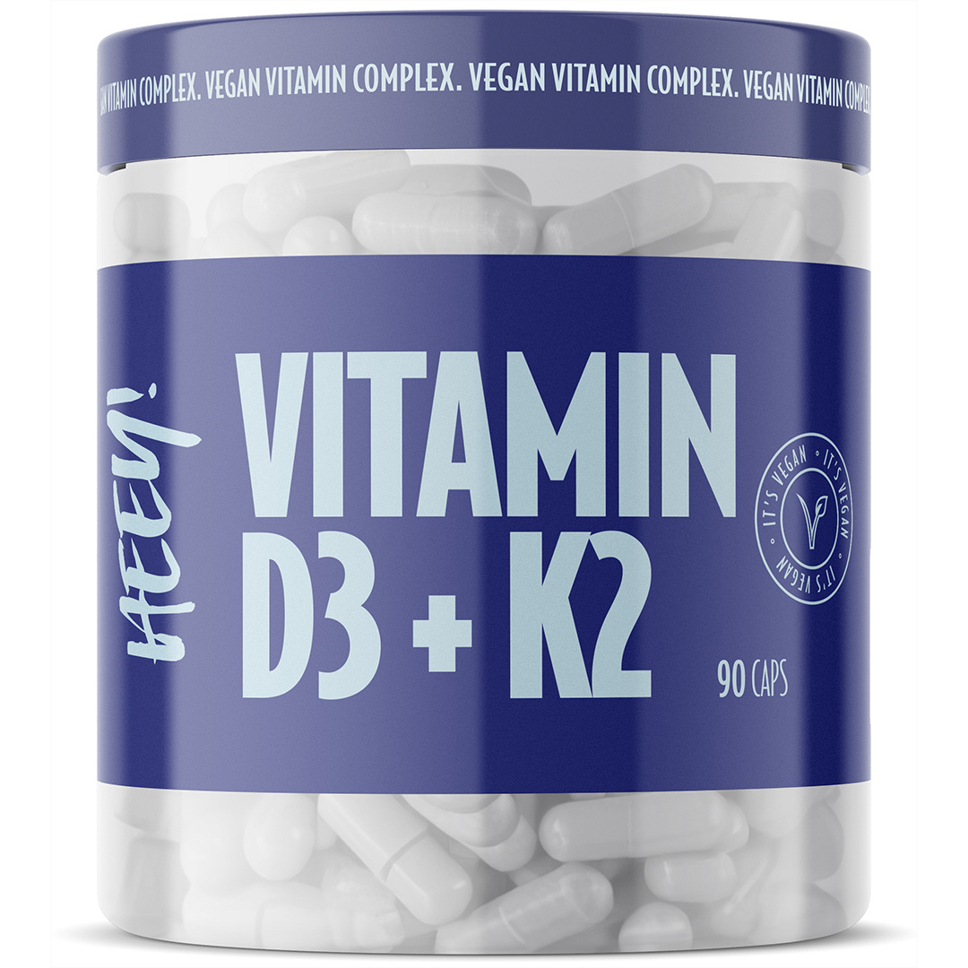 Heey! Vitamin D3/K2 + Superfruits, 90 kapslar