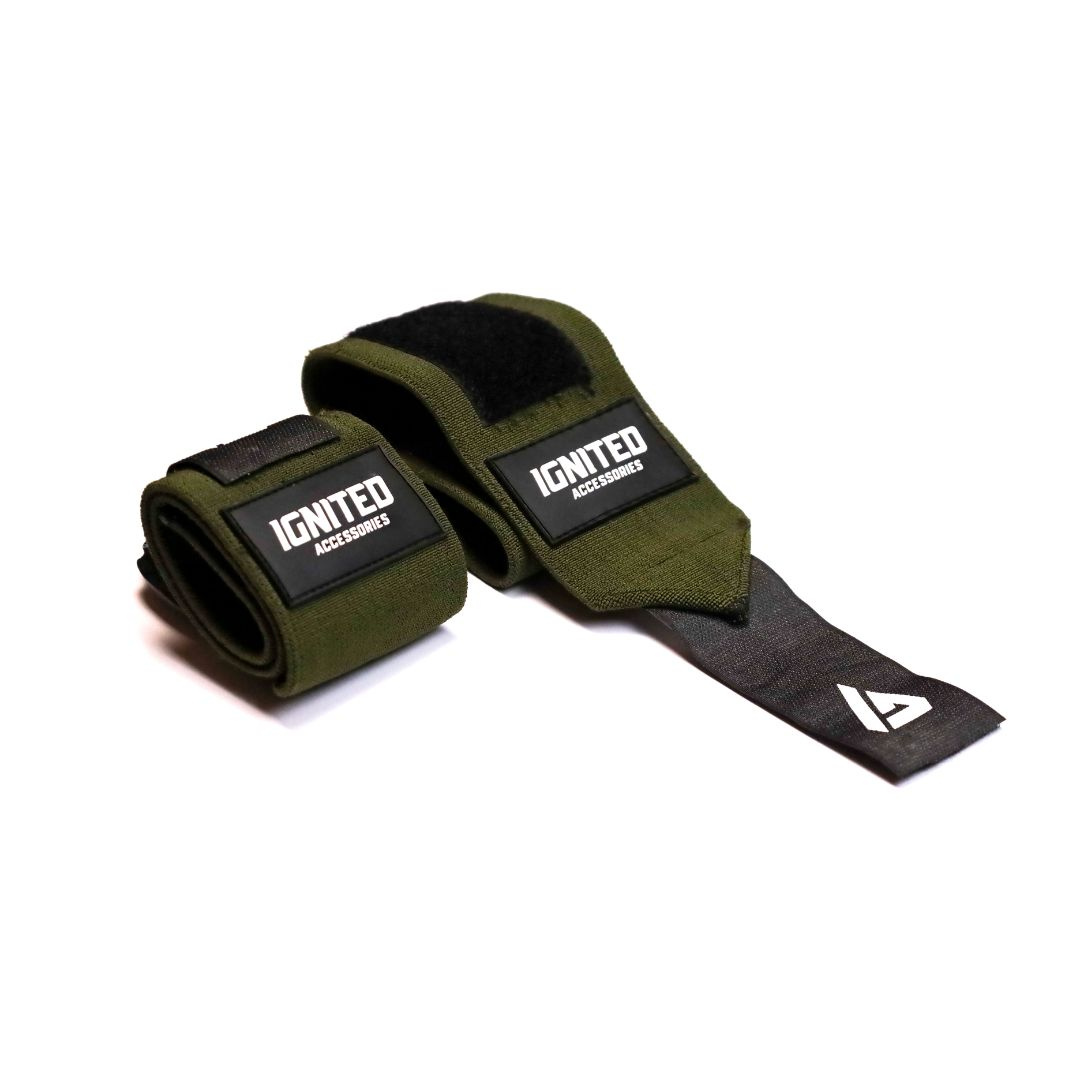 Pro Wrist Wraps - Military Green - 13 inch