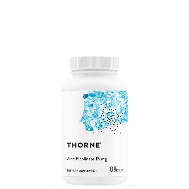 Thorne Zinc Picolinate 15 mg, 60 kapslar