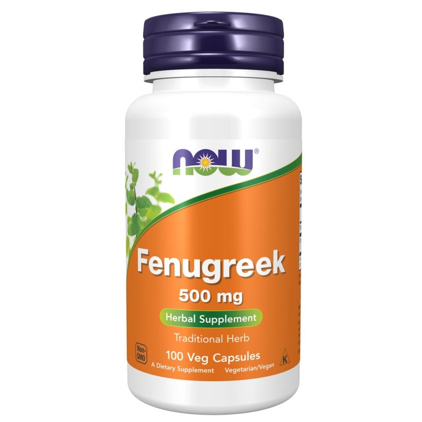 Now Foods Fenugreek 500mg, 100 Vegetariska Kapslar