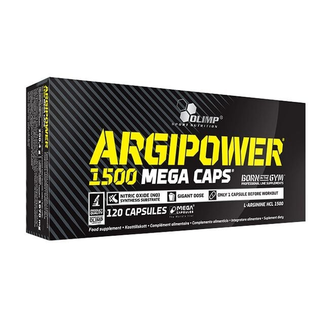 Olimp ArgiPower 1500 Mega Caps L-arginin Kapslar 120 st