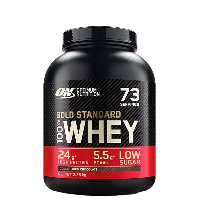 Optimum Nutrition 100% Whey Gold Standard Vassleprotein 2273 g , Double Rich Chocolate
