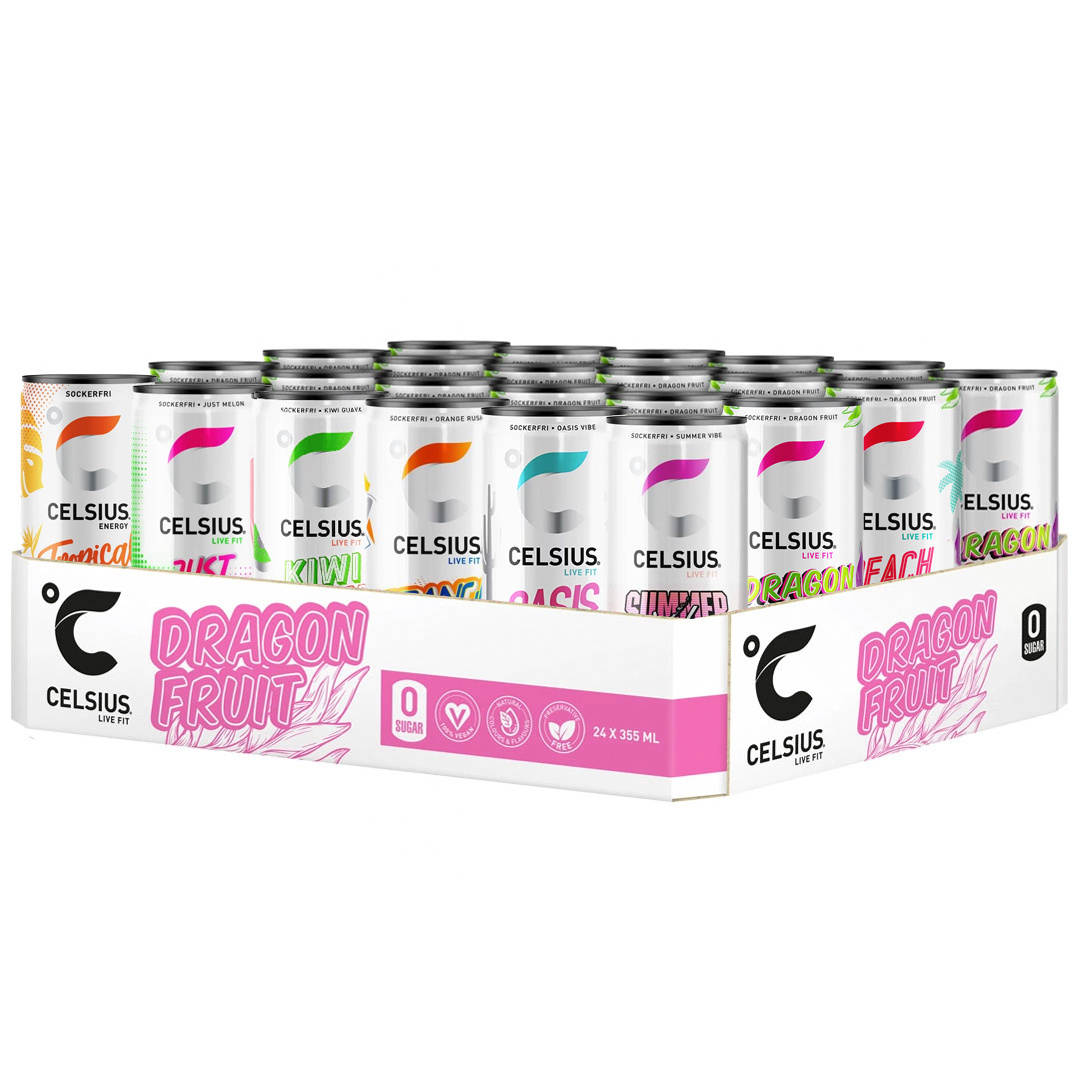 Celsius, 24 x 355 ml Mixflak