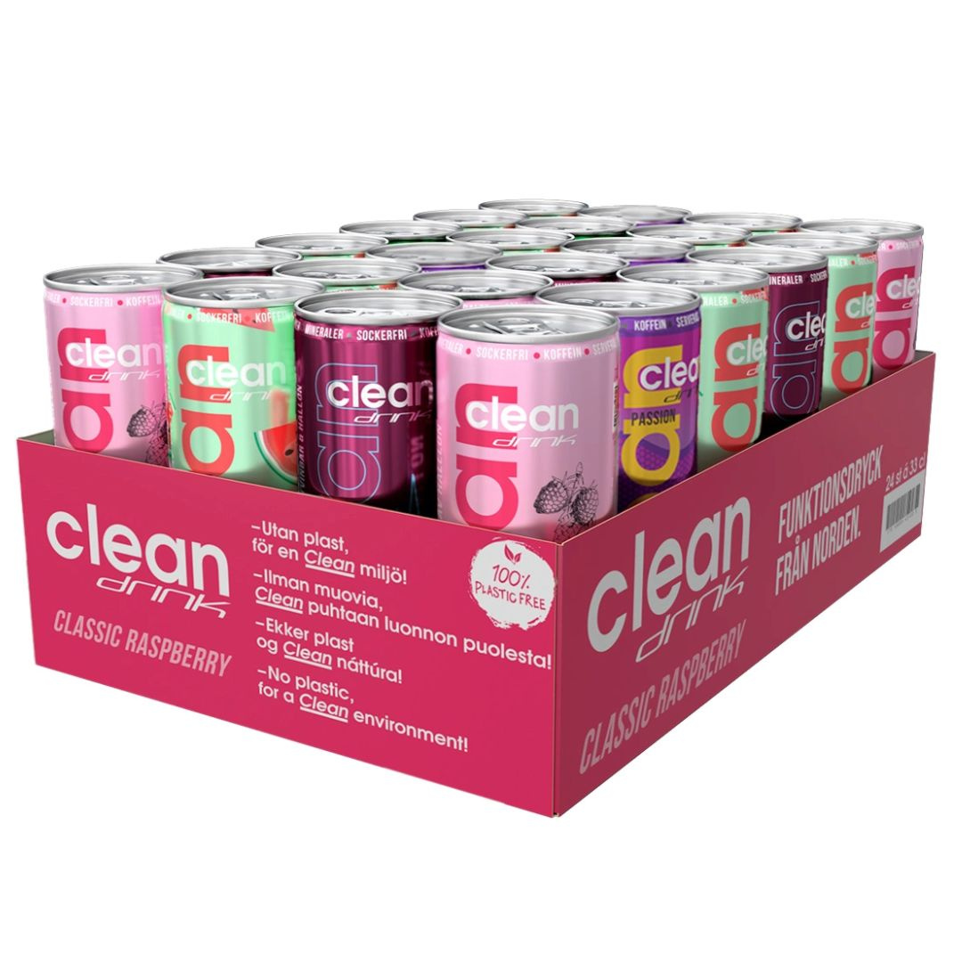 Clean Drink, 24 x 330 ml Mixflak