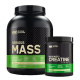 Optimum Nutrition Serious Mass Gainer 2727g + Creatine Powder 300g Optimum Nutrition Serious Mass Gainer 2727g + Creatine Powder 300g