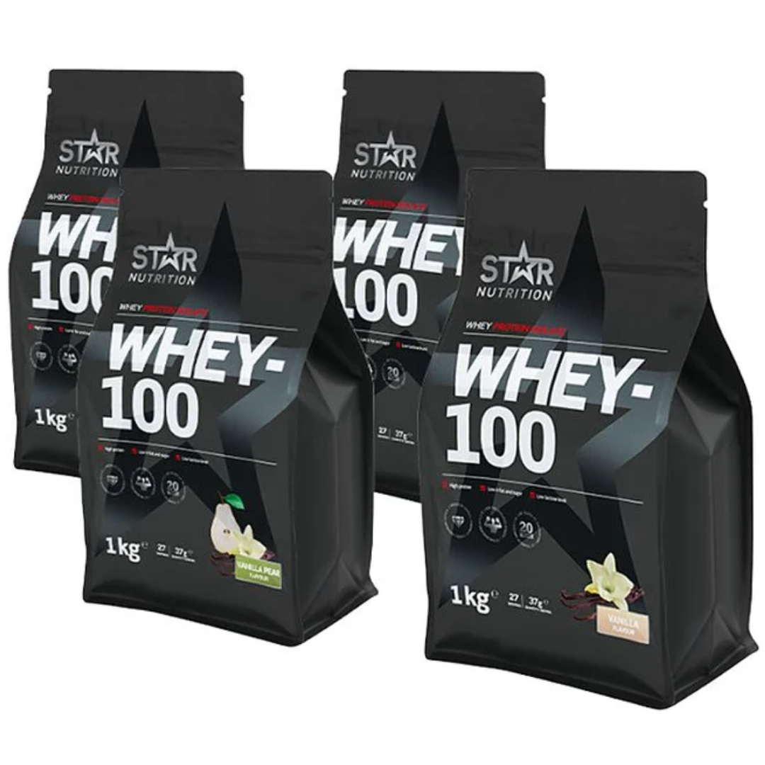 Whey-100 Mix & Match 4x1kg