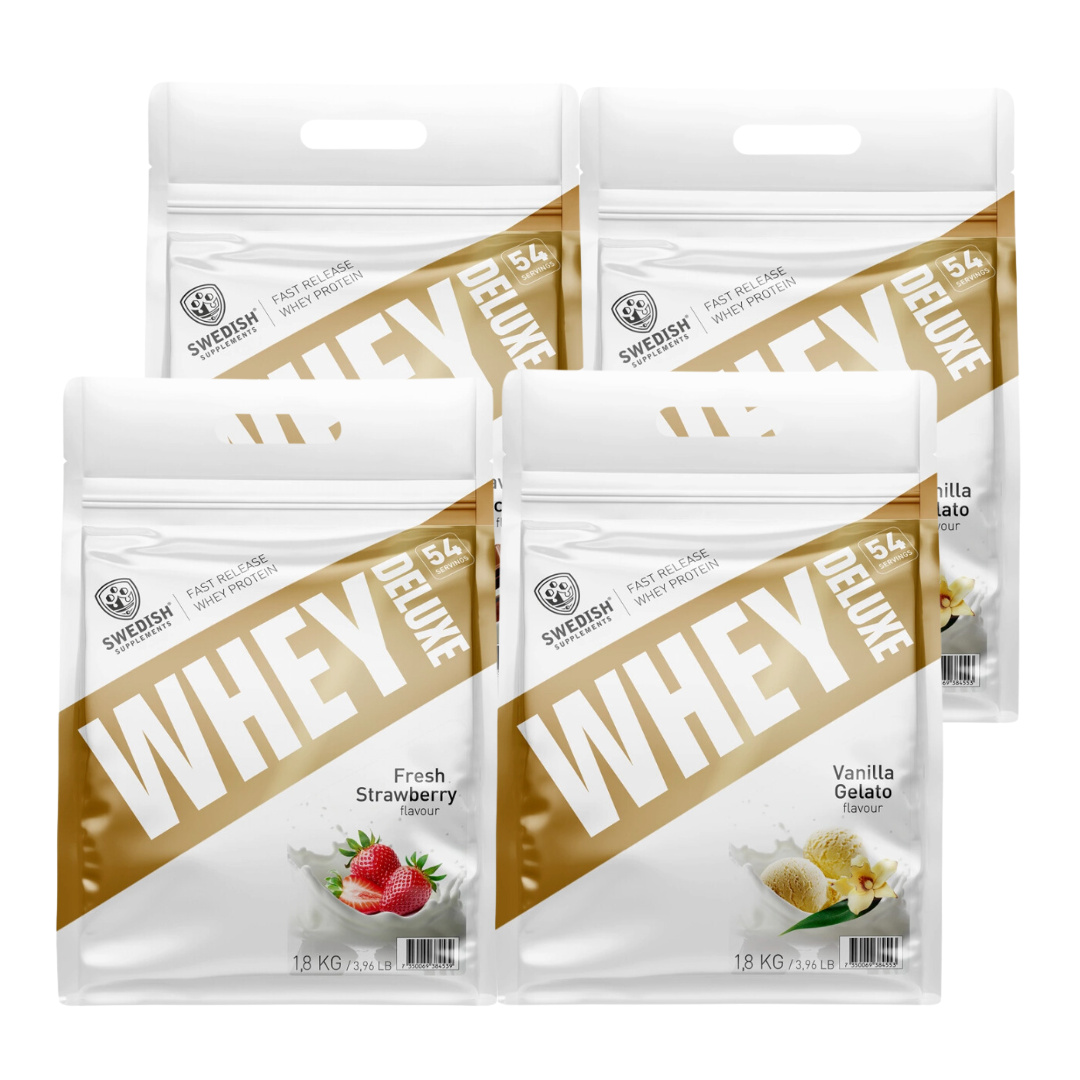 4 x Whey Protein deluxe - 1800g