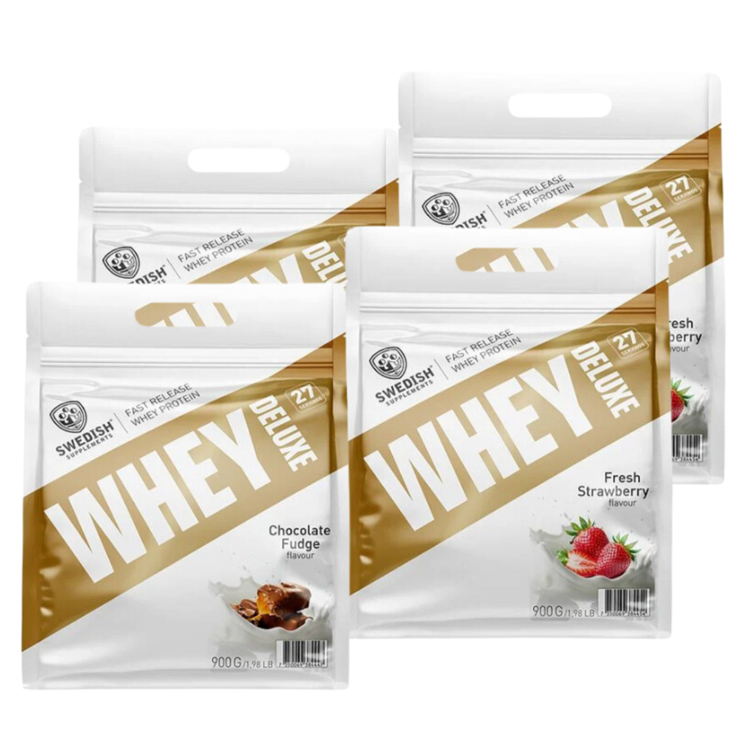 4 x Whey Protein deluxe - 900g