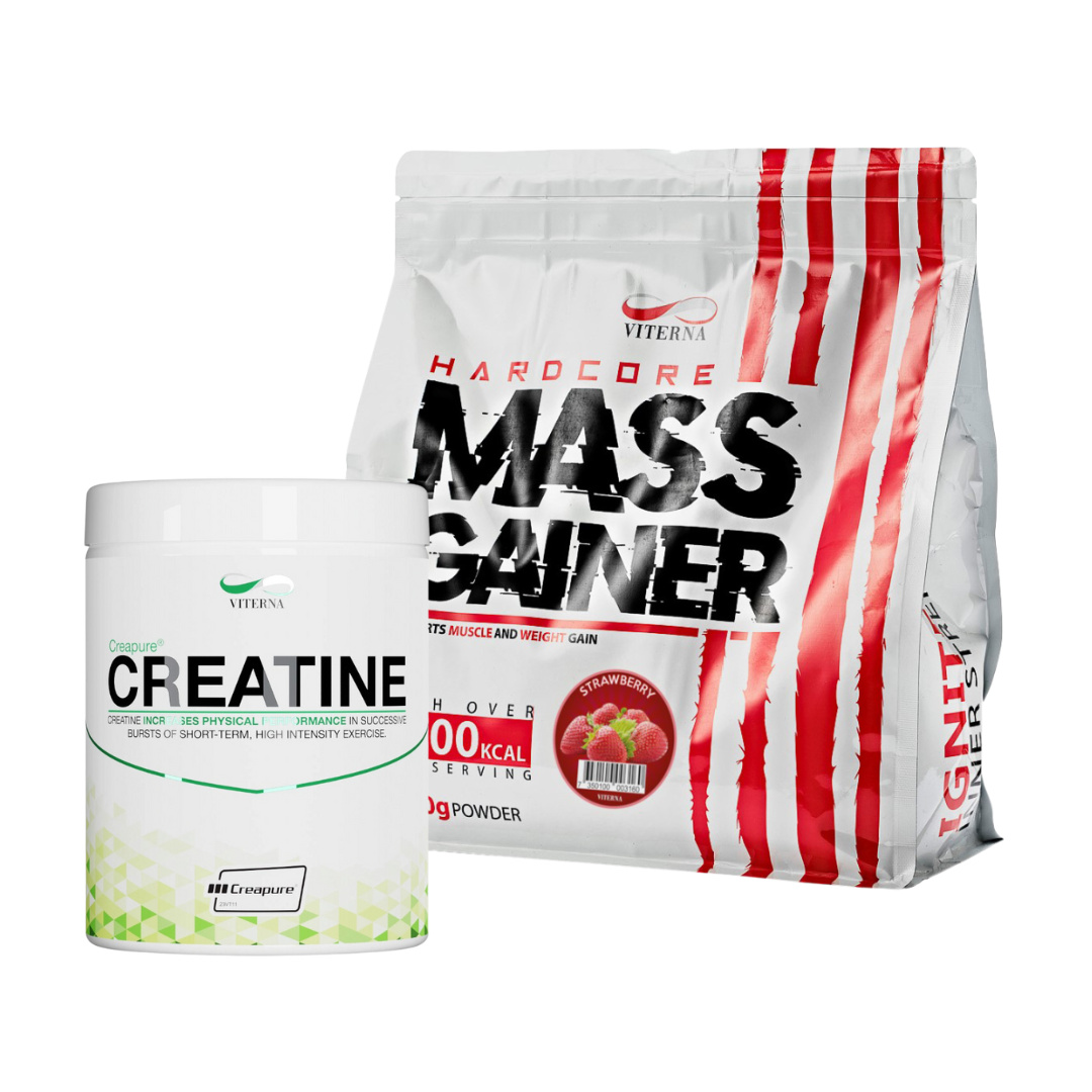 Viterna Mass Gainer + Creapure® Kreatinpulver Big