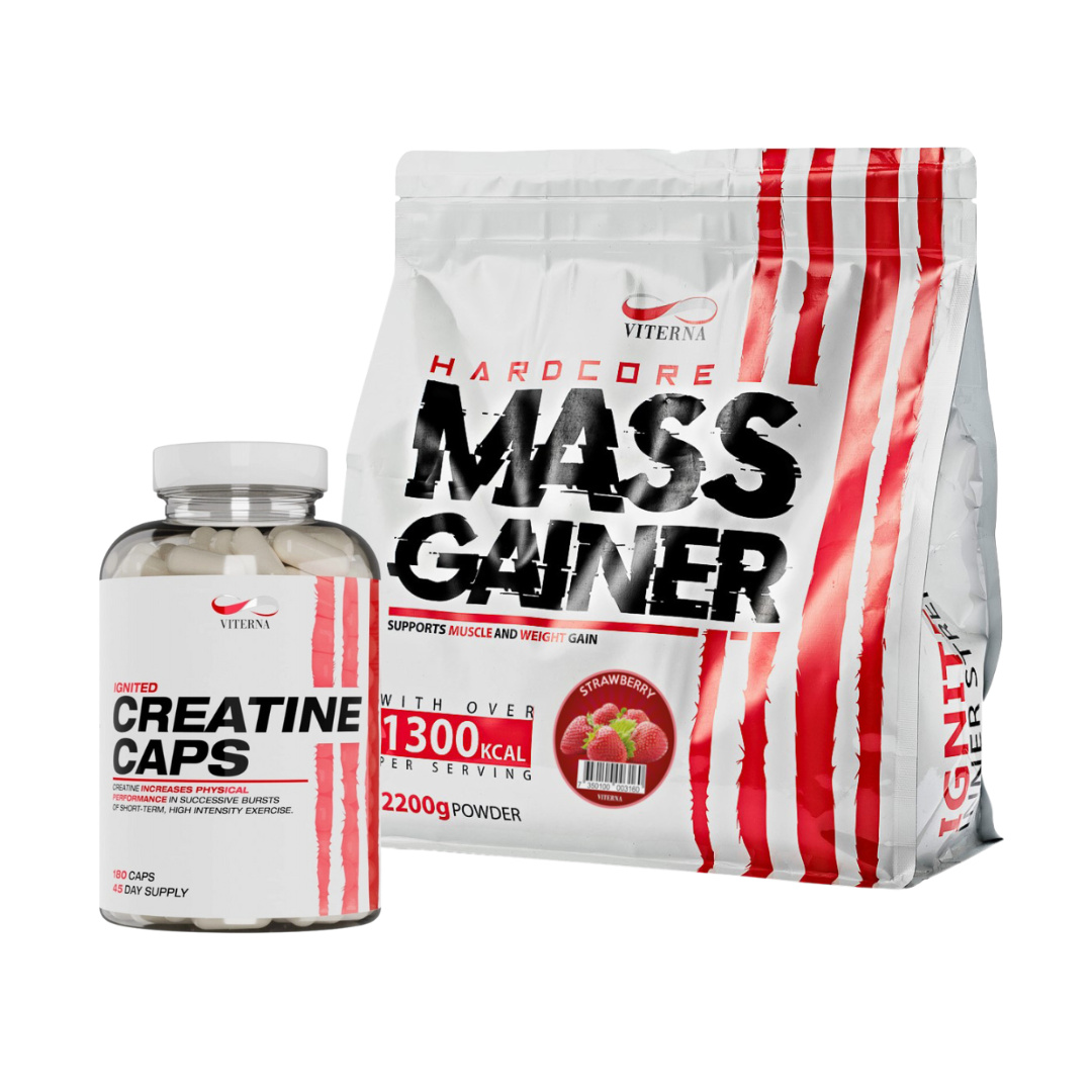 Viterna Mass Gainer + Kreatinemonohydrat Kapslar