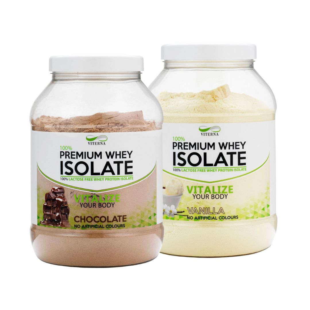 Viterna 2x 100% Premium Whey Isolate Vassleproteinisolat 900g Mix & Match
