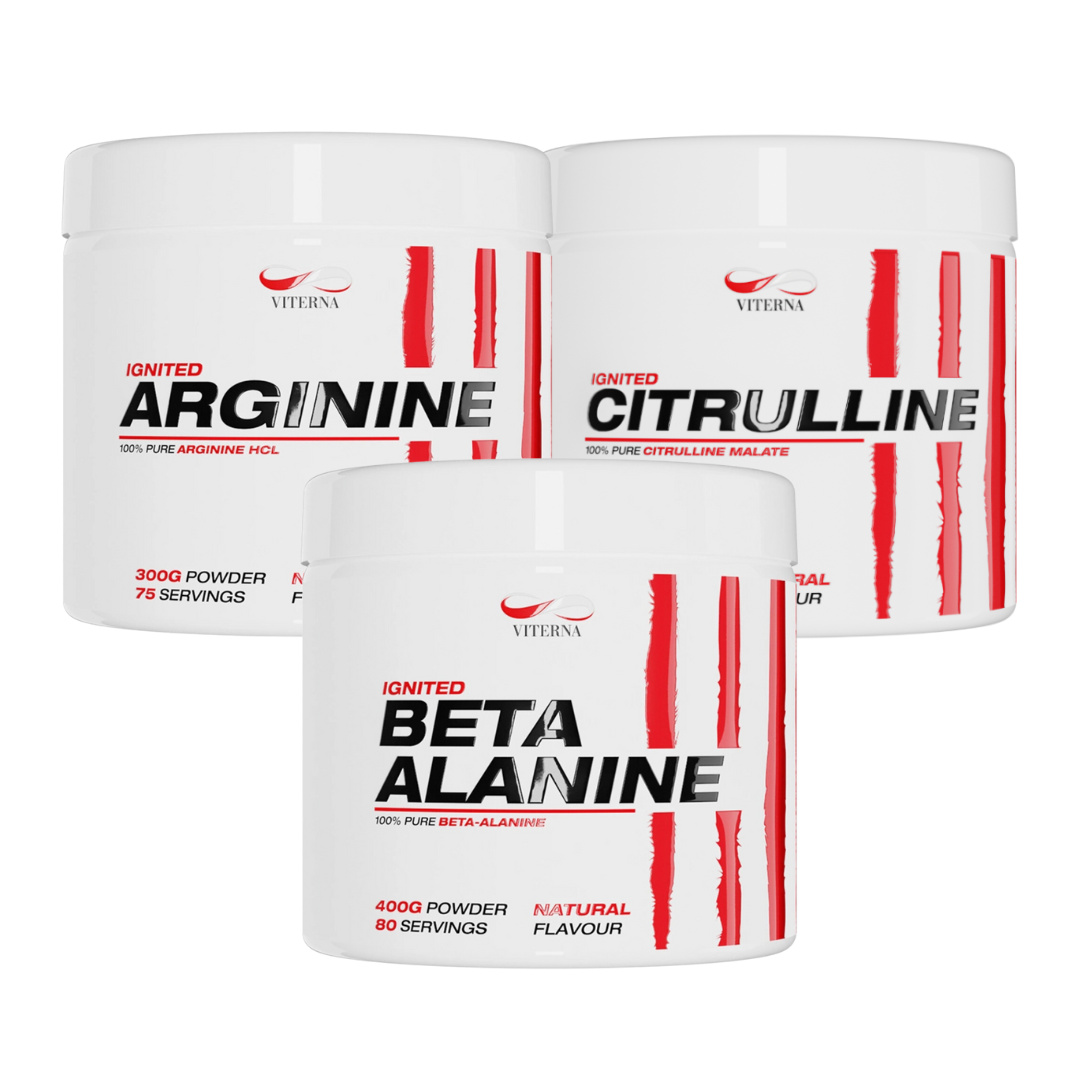 Viterna Pump Paket, Citrullinmalat + Arginin + Beta-alanin