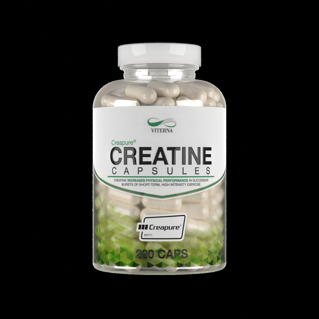 Viterna Creapure® Kreatin kapslar, 200 Kapslar