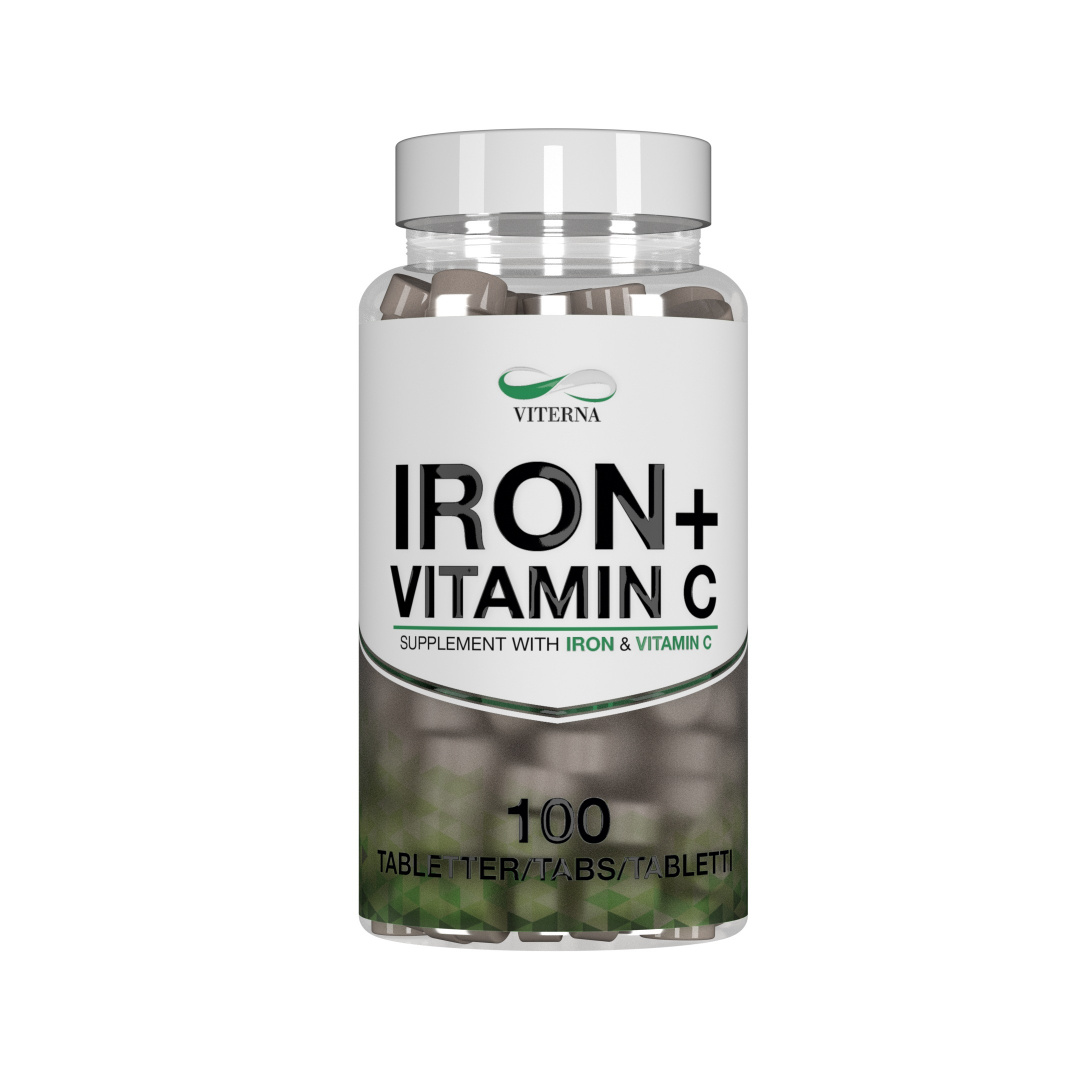 Viterna Iron + Vitamin C 100 Tabletter