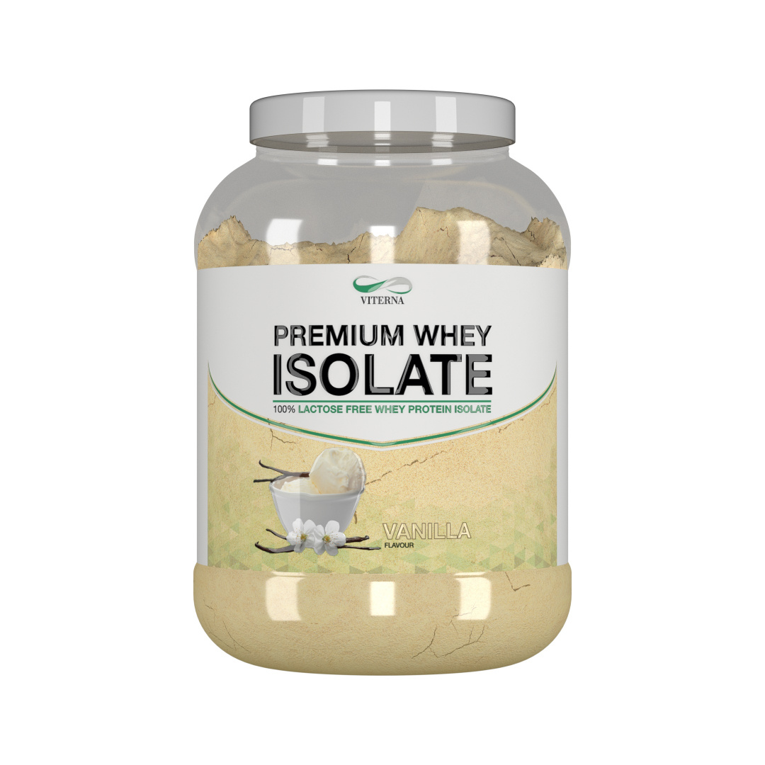 Viterna 100% Premium Whey Isolate Vassleproteinisolat 2kg, Vanilla