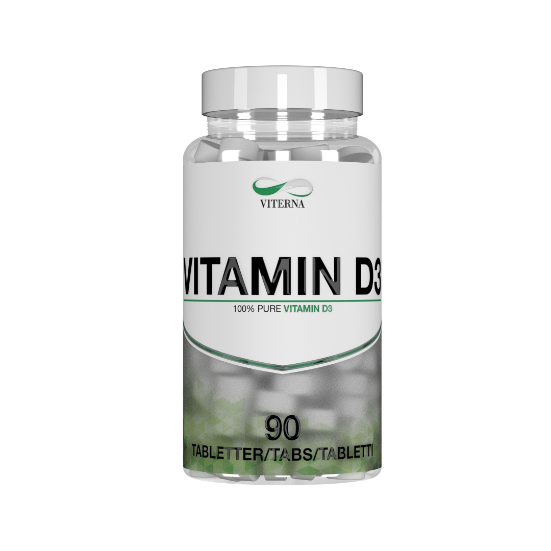 Viterna Vitamin D3, 90 Kapslar